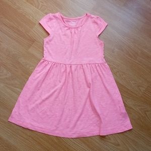H&M basic organic cotton pink girls summer dress